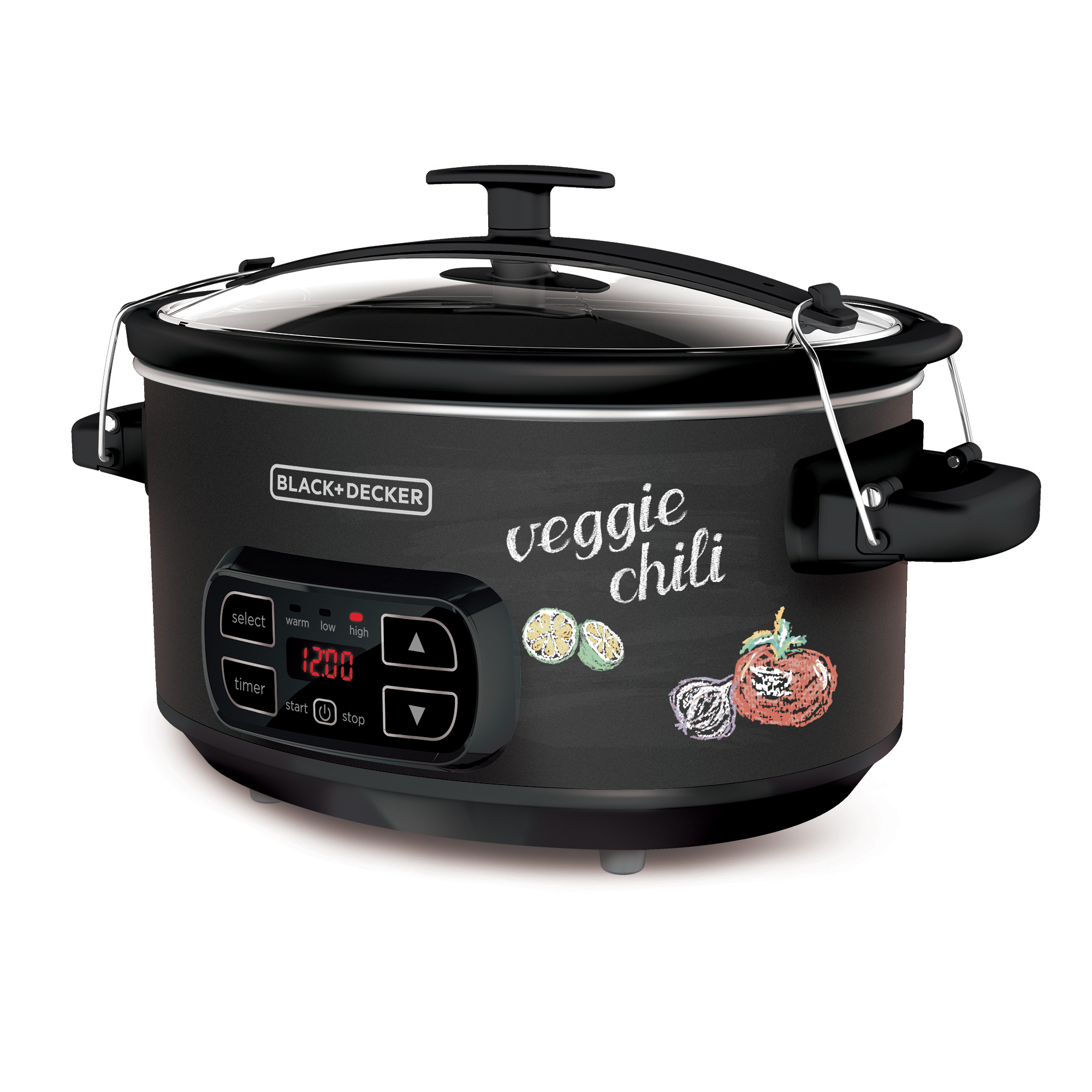 7 Quart Digital Slow Cooker Chalkboard